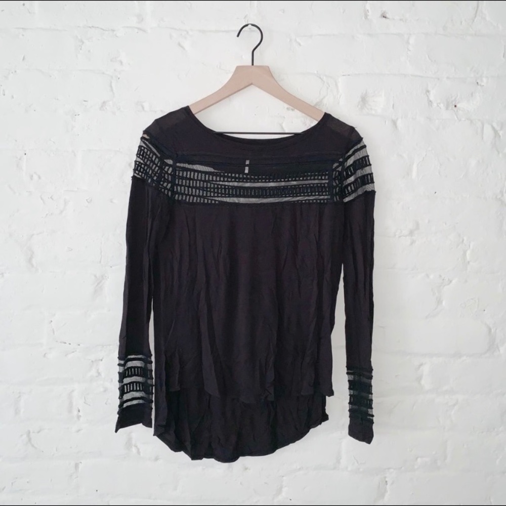 Free People Long Sleeve With Lace
